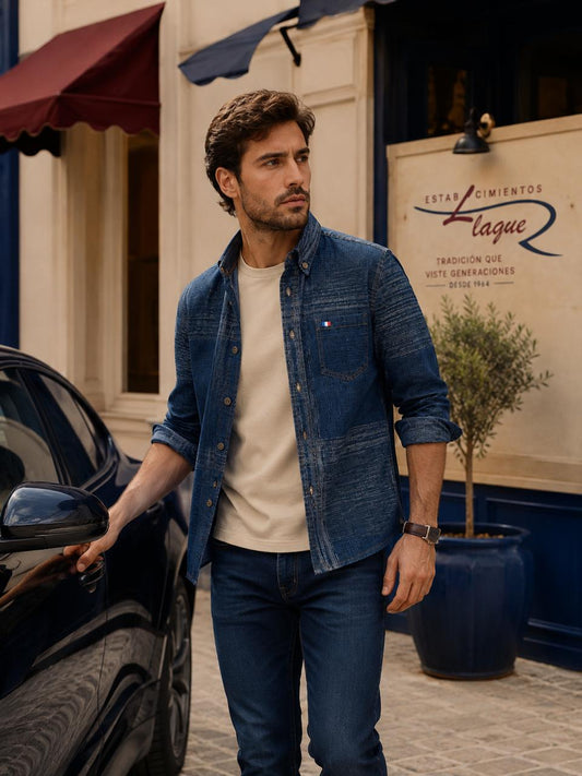 Camisa Pierre Cardin manga larga OI26