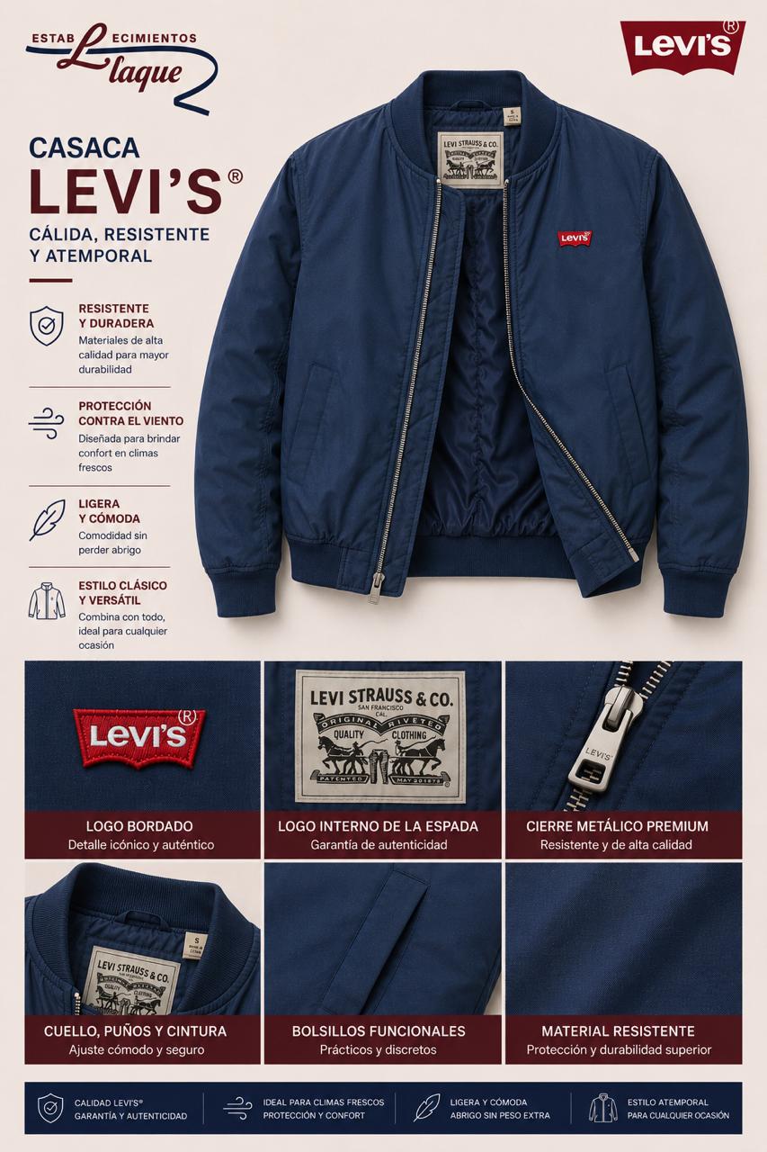 Casaca Levis Cortavientos OI26