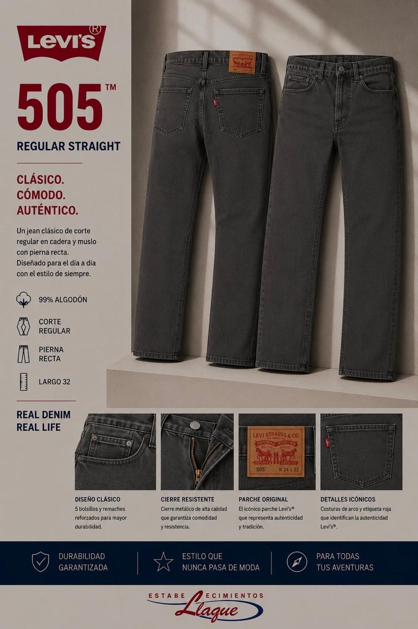 Pantalon Levis 505 OI26