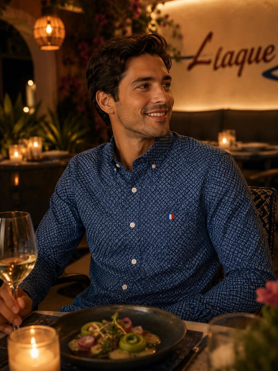 Camisa Pierre Cardin manga larga OI26