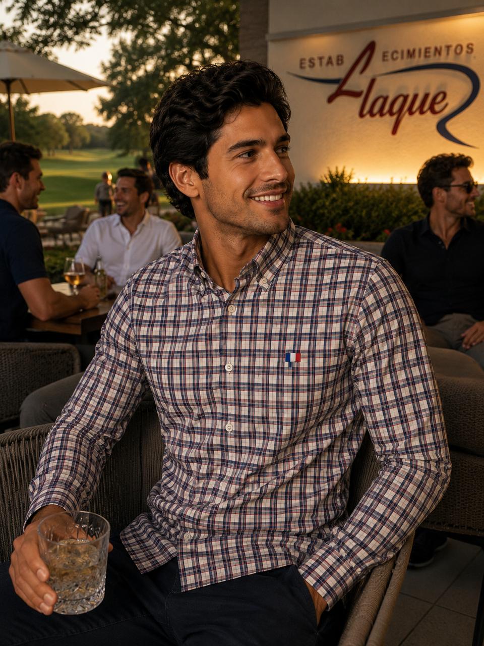Camisa Pierre Cardin manga larga OI26