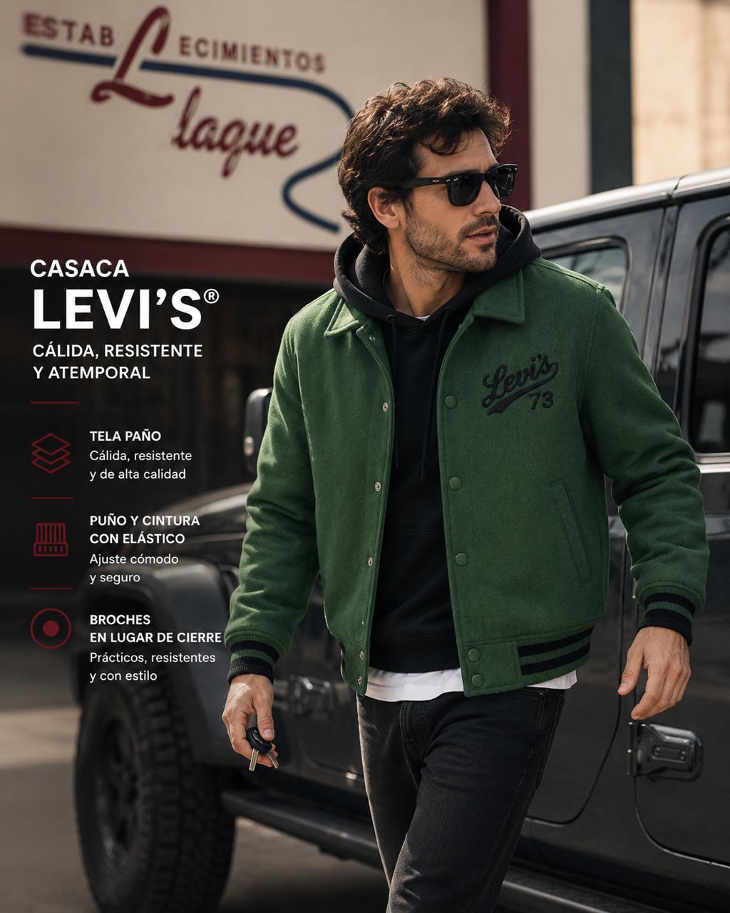Casaca Levis Paño OI26