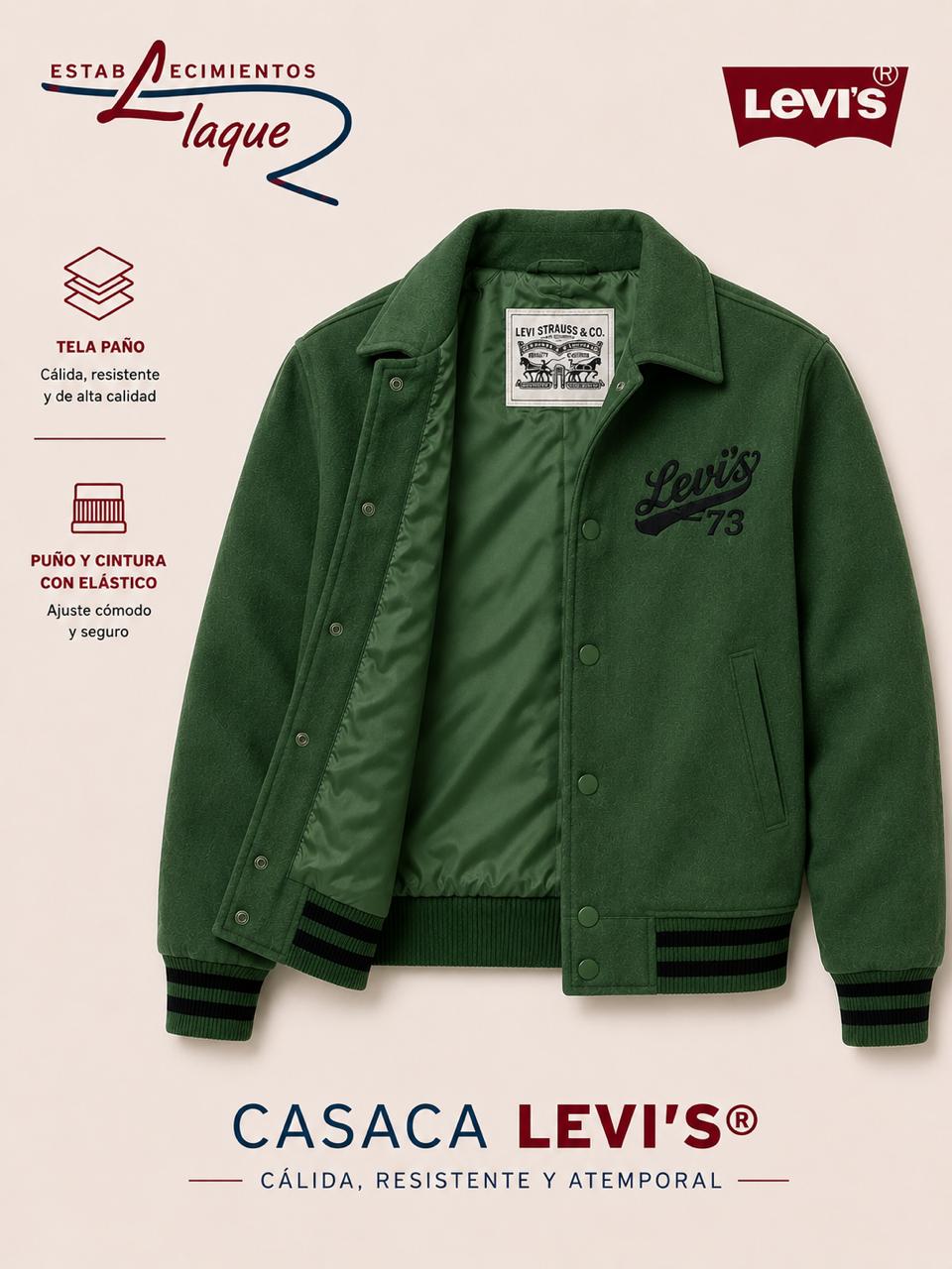 Casaca Levis Paño OI26