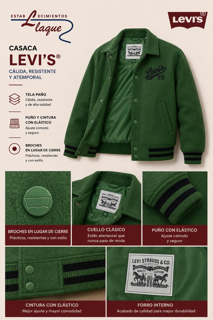 Casaca Levis Paño OI26