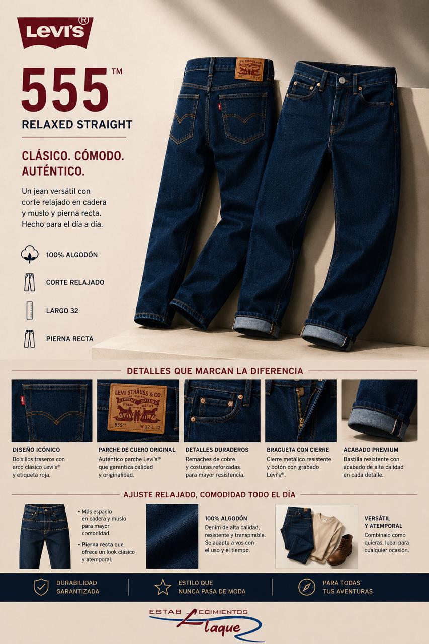 Pantalon Levis 555 OI26