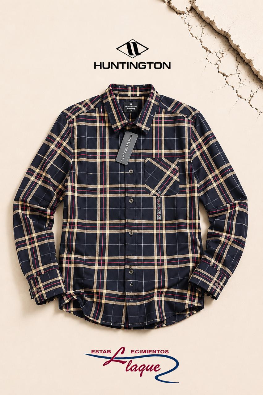 Camisa Huntington manga larga OI26