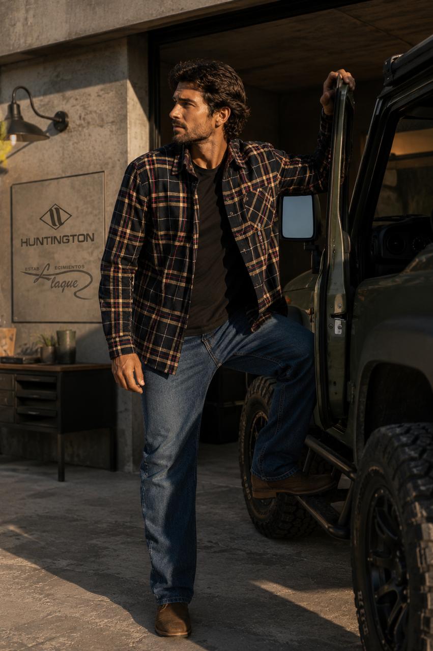 Camisa Huntington manga larga OI26