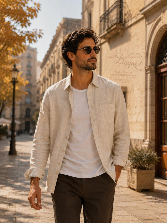Camisa Pierre Cardin manga larga OI26