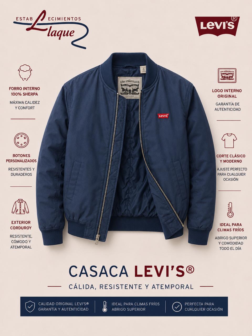 Casaca Levis Cortavientos OI26