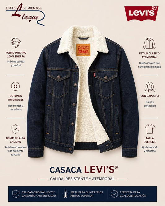 Casaca Levis Denim Clásica OI26