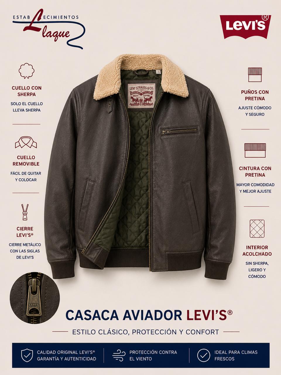 Casaca Levis Aviador OI26