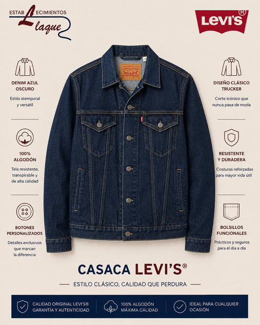 Casaca Levis Denim Clásica OI26